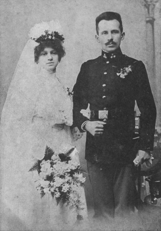 Emilia and Karol Wojtyla Sr. wedding portrait