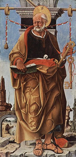 St Peter painted by Francesco del Cossa
