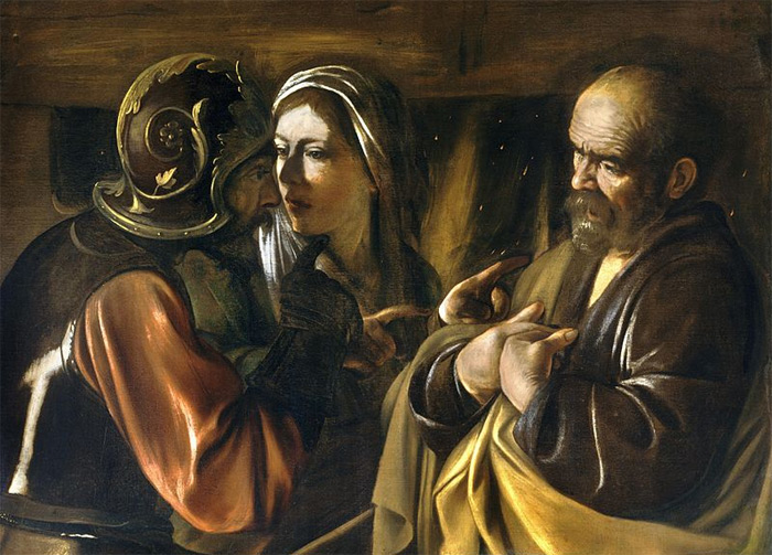 The Denial of Saint Peter, by Caravaggio