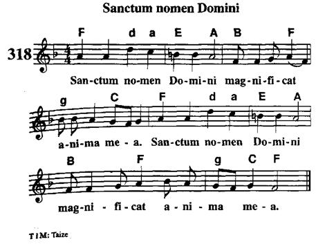 Sanctum nomen Domini