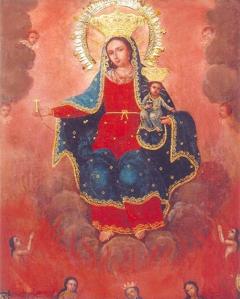 The original image of Nuestra Senora Virgen del Santissimo Rosario, Reina de Caracol, Patroness of Rosario "Salinas", Cavite