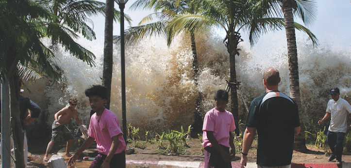 A tsunami stopped