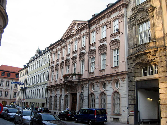 Palais Holnstein in Munich, the residence of Benedict as Archbishop of Munich and Freising