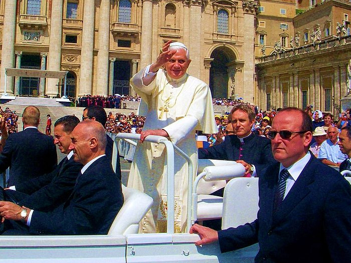 Pope Benedict XVI in St. Peter's Square, Rome