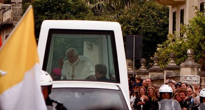 Pope Benedict XVI in Balzan, Malta