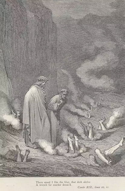 The Divine Comedy - Hell: Canto XIX The Divine Comedy - Hell: Canto XIX