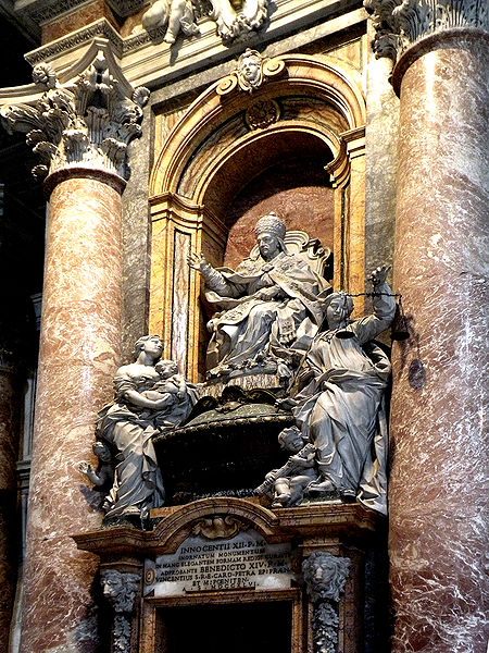 Памятник папе Иннокентию XII - Собор Святого Петра