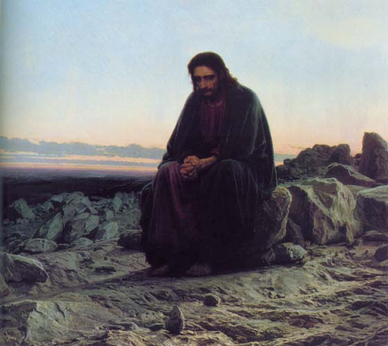 І.Крамской "Христос у пустелі"