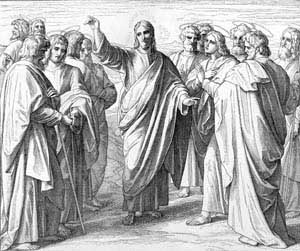 Карольсфельд "Напуття Ісуса 12 апостолам"