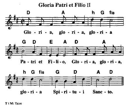 Gloria Patri et Filio